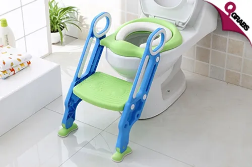 From QR89 Using the Potty just got a Lot Easier with a Kids' Toilet Trainer - With Removable Cushion! (Up to QR298 Value)